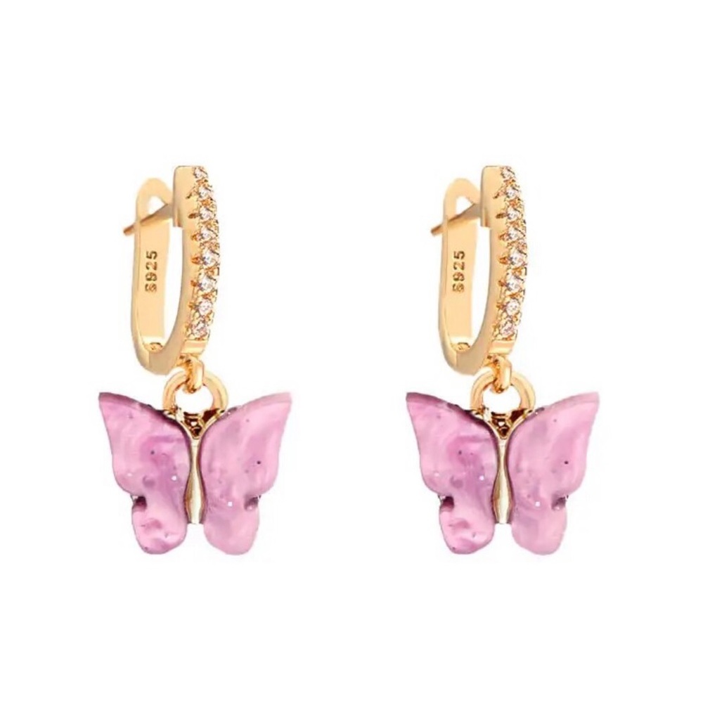 🌟 NEW Rhinestone Butterfly Earrings 🌟